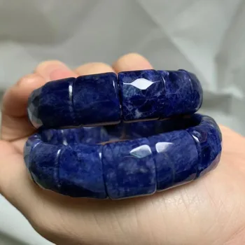 Albastru sodalit brățară de piatră naturală sodalit brățară de piatră fermecătoare bijuterii pentru femei pentru cadouri, en-gros !