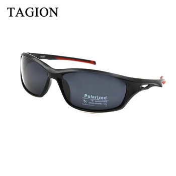 2018 TAGION Bărbați ochelari de Soare Polarizat Ochelari de Sport de Plastic Lentile de Ochelari de Conducere Fără Cutie TG5105