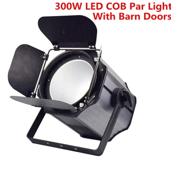 300W COB LED Par Light cu Uși Hambar din Aluminiu cu Led de lumina Strobe Efect Etapă de Iluminare Alb Cald RGBWA+UV 6in1 200W COB Alin dj
