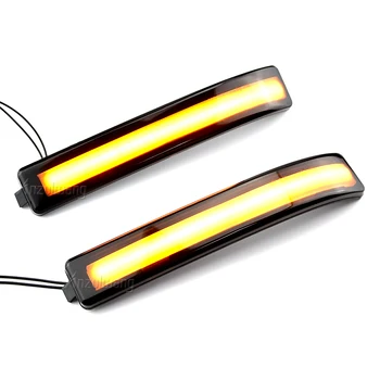 IJDM Amber Full LED Oglinda retrovizoare Lumini de poziție Pentru 2009-14 Ford F150 & 2010-14 SVT Raptor, Înlocuiți OEM Amber Bec-mai Puțin Reflectoare
