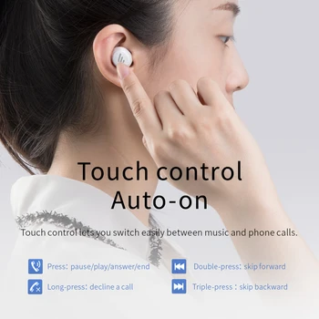 EDIFIER TWS1 Touch control IPX5 nominală design Ergonomic Bluetooth V5.0 TWS Căștile bluetooth căști fără fir, căști