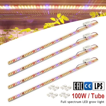 4BUC/Multe LED-uri Cresc Lumini Bar Spectru Complet Tub de Plante Phytolamp pentru cultivo de interior sere răsaduri de legume cu efect de seră