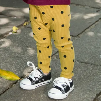 Vara fata jambiere îmbrăcăminte de imprimare puncte de fete pentru copii pantaloni pentru copii fata jambiere 0-5A haine copii fete jambiere