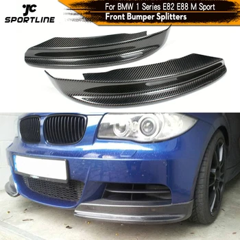 Bara fata Repartitoare Spoiler pentru BMW E82 E88 Coupe Cabrio M Sport 2008 - 2013 Spoiler Clape Cupwings Fibra de Carbon / FRP