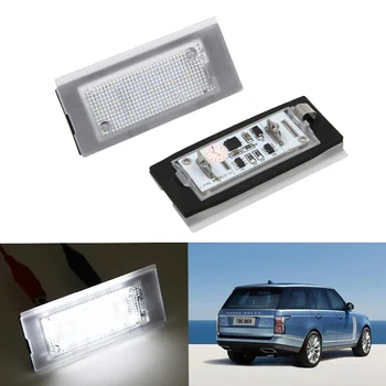 2 buc LED-uri Auto Numărul de Înmatriculare Lumină Lampă de Înlocuire Pentru Range Rover 2003 2004 2005 2006 2007 2008 2009 2010 2011 2012
