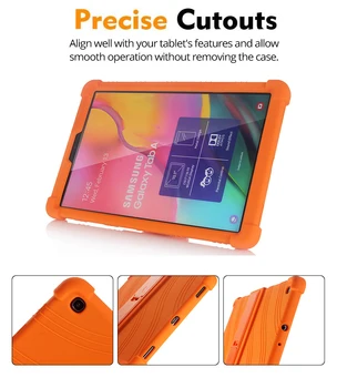Caz pentru Samsung Galaxy Tab S7 S7 Plus T870 T970 A7 SM-T500 S6 Lite 10.4 P610 T510 S5E T720 T290 Copiii Caz Moale cu Capac de Silicon