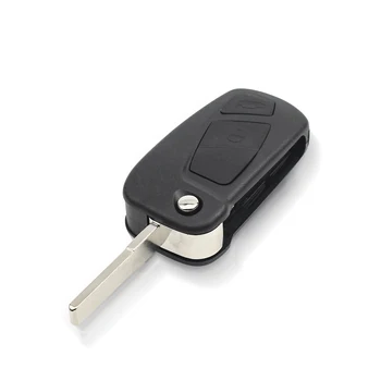 KEYYOU Înlocuire Flip Cheie Auto Shell Pentru Ford KA 2008 - 2016 Telecomanda 3 Butoane Netăiat Gol de la Distanță Pliere Cheie Locuințe Caz, Titularul