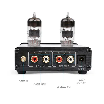 AIYIMA Bluetooth 4.0 6N3 Vid Tub Preamplificator Receptor HIFI Bilă Pre Amplificator Audio de Bord DC12V DIY Pentru Home Theater