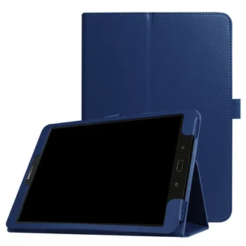 Litchi Flip Stand Inteligent PU Piele Caz pentru Samsung Galaxy Tab S3 s3 9.7 SM-T820/T825/T829 9.7 inch Comprimat Funda caz+Film+Pen