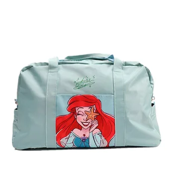 Disney princess Mermaid geanta Nylon geantă de umăr rucsac mare capacitate de călătorie portabil sac messenger Alba ca zapada
