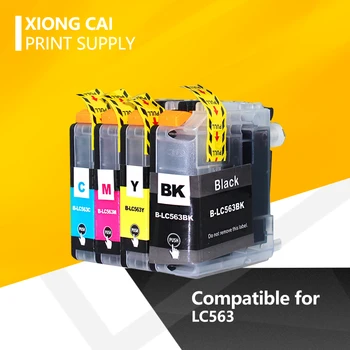 Compatibil pentru LC563XL LC563 cartus cerneala pentru brother MFC - J2310/J2510/J3520/J3720 printer ( plin de cerneală)
