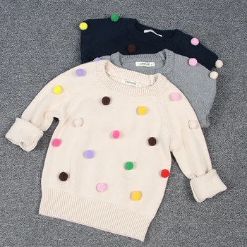 2019 Moda Băieți Săritori Copil Minunat Fete Băiat Pulover Pentru Sugari Bumbac Maneca Lunga Haină De Design De Minge De Copii Pulover Pulover