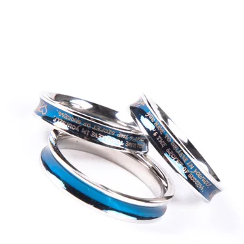 Produs nou fierbinte 30BUC iubesc figura inel de oțel titan unic design concav inel iubitor de cadou inel de cuplu inel