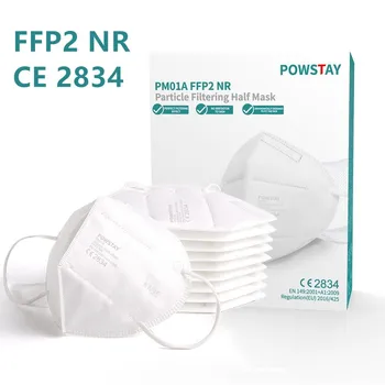 Particule de Filtrare Masca Tipărite FFP2 NR Powstay PM01A Certificare CE Jumatate de Protecție a Feței cu Bretele Reutilizabile pentru Adulți
