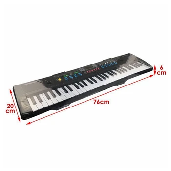 LBLA 61-Cheie de Muzică Electronică de la Tastatură Electric Pian Digital, Orga cu Microfon/Suport pentru Muzică Chirdren Cadouri