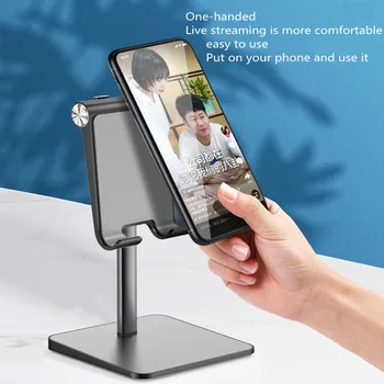 2020 Nou Suport Universal din Aliaj de Aluminiu Telescopic Desktop Leneș Telefon Kickstand pentru Telefonul Mobil, Tableta, Accesorii Stand Plat