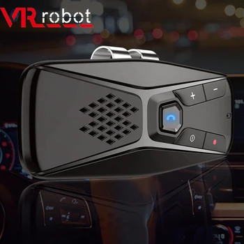 VR robot Bluetooth 5.0 Car Kit Music Player MP3 Multipunct Speaker-ul Telefonului Parasolar Handsfree Wireless cu Siri, Google asistent