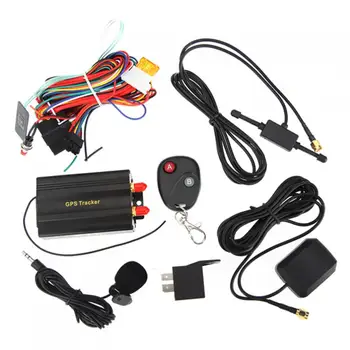 Negru GPS Auto Tracker 5 - 10m Precizie GPS GSM/GPRS de Urmărire Dispozitiv de Control de la Distanță Auto Vehicul motocicleta gps de localizare