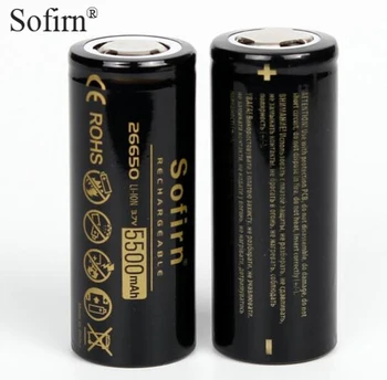 Sofirn de Înaltă Calitate 26650 5500mAh Baterie 3.7 V HD Celule 26650 de Descărcare de gestiune de Litiu Baterii Li-ion Baterie Reîncărcabilă cu Cutie