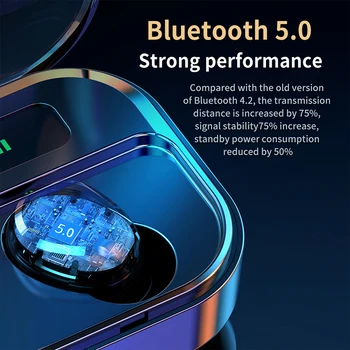 XVIDA M7S Cu taxa CUTIE Pentru încărcare smartphone Căști fără Fir Bluetooth 5.0 TWS Pavilioane Microfon HD apeluri Sport Cască