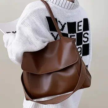 Vintage Mare Tote sac 2020 Noi de Moda de Înaltă calitate din Piele PU pentru Femei Geantă de mână de Designer de Mare capacitate, Saci de Umăr geanta Subsuoară