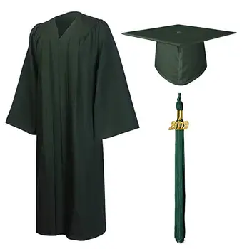 2019 Dimensiune 39-63 Unisex Academice Rochie de Liceu și de Licență Rochie de Absolvire Pălărie Ciucure Set Adult Colegiul Costum de Absolvire