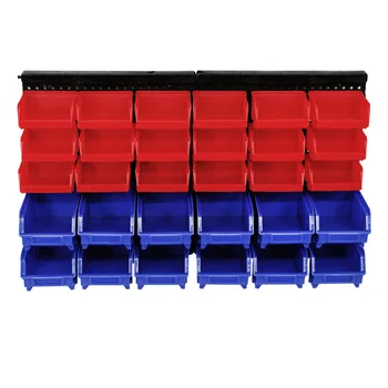 30PCS Perete Montate Containere Componentă Cutii de Depozitare Anti-Static Mini Cutii de scule