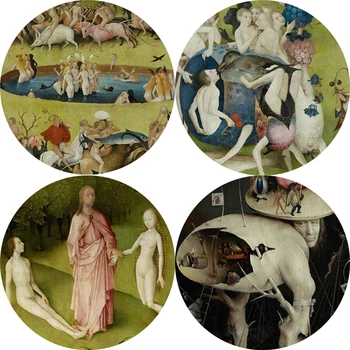 Grădina plăcerilor Pământești Panza Picturi Pe Perete de Arta Celebre De Hieronymus Arta de Perete Postere Imaginile Pentru Camera de zi