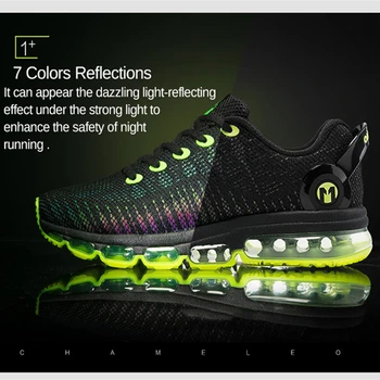 ONEMIX Barbati Pantofi de alergat Pentru Femei Aer ochiurilor de Plasă Reflectorizante Material de Sus a Pernei Formatori Atletice de Sport în aer liber de Mers pe jos Adidași