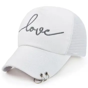Noi Plasă de Fier Șapcă de Baseball pentru Bărbați Femeile Iubesc Embroideried Snapback Cap Reglabil Streetwear Respirabil Tata Pălărie gorras de béisbol