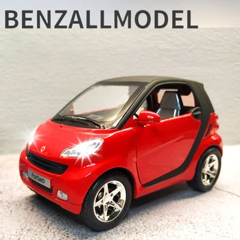 Transport Gratuit Smart Fortwo Vehicule De Jucărie Masini Model De Turnat Sub Presiune-Jucărie Pentru Copii De Metal, Mașini Pentru Decor De Naștere.