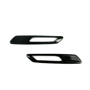 Pentru BMW F10 Seria 5 520 525 2011-2013 Fibra de Carbon Partea din Față Lumina Spranceana Pleoapa Autocolant Tapiterie