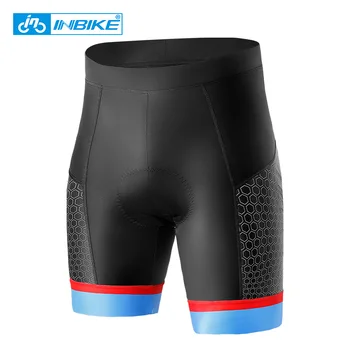 INBIKE Pro Cycling Shorts 3D Pad Gel de MTB Biciclete Fitness Îmbrăcăminte de Sport în aer liber Respirabil Reflecție Biciclete pantaloni Scurți Pentru Bărbați