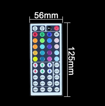 DC12-24V 6A IR Telecomanda Dimmer 44 Taste Mini-LED-uri IR RGB Telecomanda pentru 3528 & 5050 RGB LED Strip Lumini transport gratuit