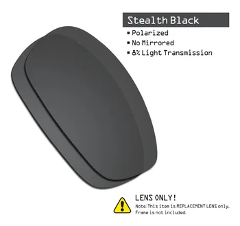 SmartVLT 3 Perechi de ochelari de Soare Polarizat Lentile de Înlocuire pentru Oakley Split Jacket Stealth Negru si Argintiu Titan și Gheață Albastru