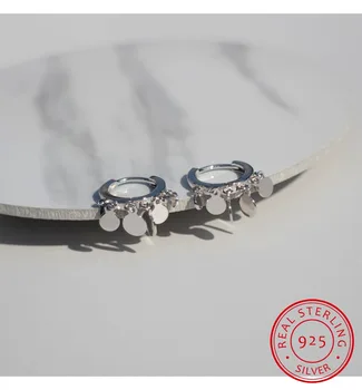 2019 NOI argint 925 cercei round star ciucure inel ureche ureche osoase ureche catarama sălbatice personalitate de sex feminin argint bijuterii ureche