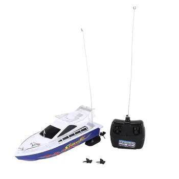 C101A Mini Radio Remote Control RC Curse de Mare Viteză Barca de Viteza Navei pentru copii Copii Cadou Cadou Jucărie Model de Simulare