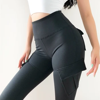 Noi Femeile Prada Scrunch Jambiere Talie Mare Yoga Legging Gym Push Up Pantaloni Sport Flex Fundul De Trening Femme Pantaloni De Marfă