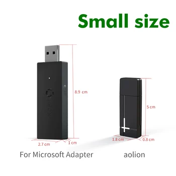 AOLION Receptor USB Pentru Xbox One a 2-a Generație Controller de PC-Adaptor Wireless pentru Windows7/8/10 Laptop-uri Controler Adaptor