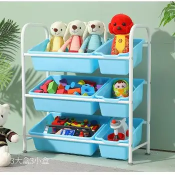 Jucărie pentru copii Raft de Depozitare Simplă Jucărie pentru Copii Raft Raft Multi-strat Organizator de Stocare Jucărie Cabinet de Stocare
