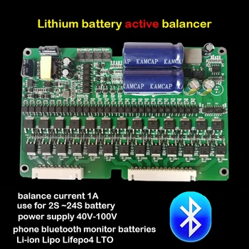 1A Echilibru Baterie cu Litiu Egalizator Activ Bluetooth APP 2S ~ 24S BMS Li-ion, Lipo Lifepo4 LTO Echilibrare JK nu Protecție de Bord