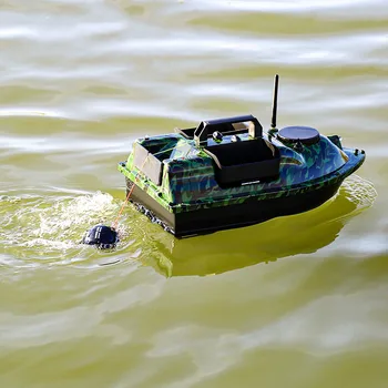 500M GPS Momeală de Pescuit cu Barca Cu 3 Rezervoare,tv LCD Display GPS Fishfinders Cu Pește Sonar Senzor,Triunghi Geanta de transport,Baterii de Rezervă
