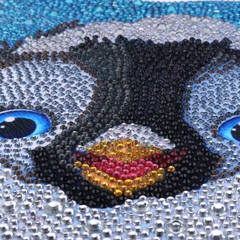Pinguin de Desene animate de Animale Complet Speciale Pinguin în Formă de Diamant Pictura DIY Cruce Cusatura de Cristal Gaurit cu Diamant Broderie Decor