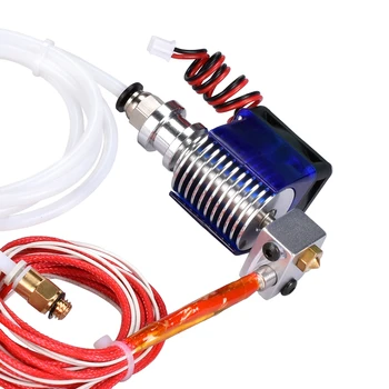 V6 J-cap Hotend Extruder Kit Bowden Extruder Pentru Filament Ventilatorului de Răcire Termistor+V6 Silicon Ciorap