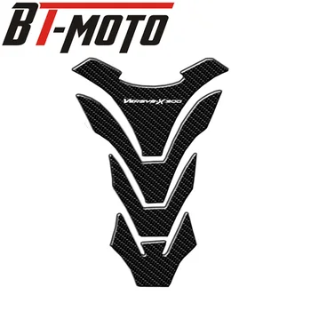 Pentru Kawasaki Ninja Z650 Z900 Versys X300 Motociclete 3D fibra de carbon Gaz Combustibil Rezervor de Ulei Capac de Acoperire Tampon Protector Decalcomanii Autocolant