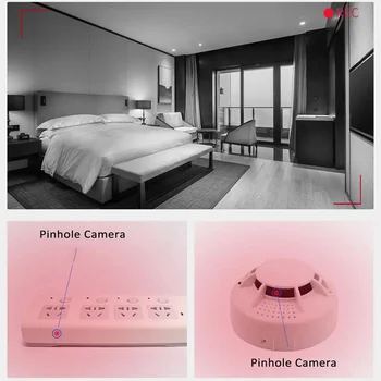 Xiaomi mijia Smoovie Infraroșu Detector Camera Pinhole Detector de scanare senzor de vibrații sunet / lumina de alarmă pentru călătorie de Afaceri hotel