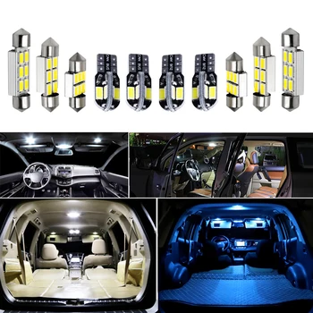 13x Canbus fara Eroare LED-uri de iluminare Interioară Pachet Kit pentru perioada-2019 Mazda 6 Accesorii Auto Harta Dom Portbagaj Licență Lumina