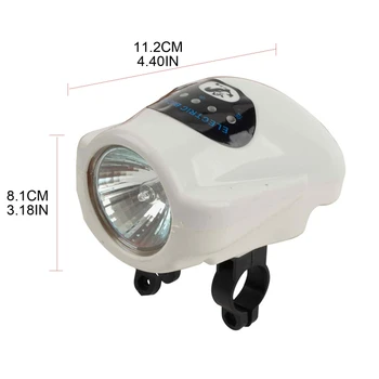 Retro Simplificat 24V Scuter Electric Far cu Claxon Luminos LED Biciclete Cap 24BD