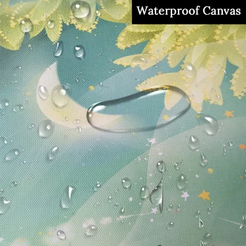3D personalizat Fotografie Tapet Frunze Verzi rezistent la apa Ulei pe Panza Pictura murala de Arta Auto-adeziv Sticker Mural Camera de zi Dormitor
