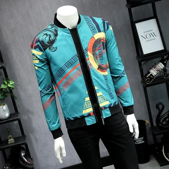 2019 Noua Moda Casual Sacou Bărbați de Înaltă Calitate Bărbați Sacou Bombardier Toamna Jachete de Afaceri Strat de Streetwear Uza Haine M-5XL